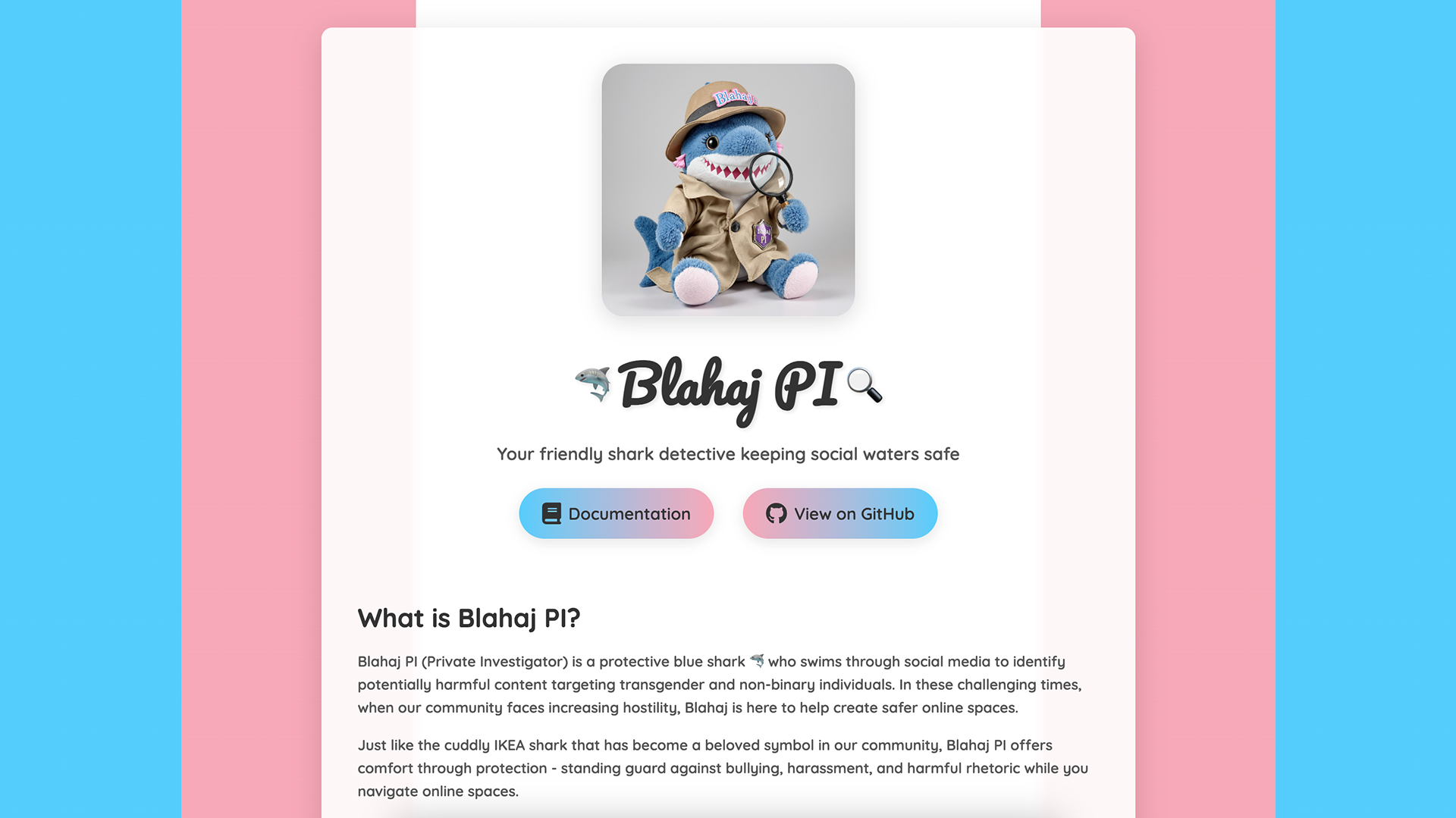 Blahaj PI Project Image